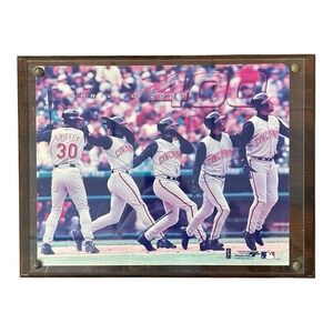 Ken Griffey Jr. #30 April 10 2000 400th Home Run Cincinnati Reds 12" x 9" Plaque